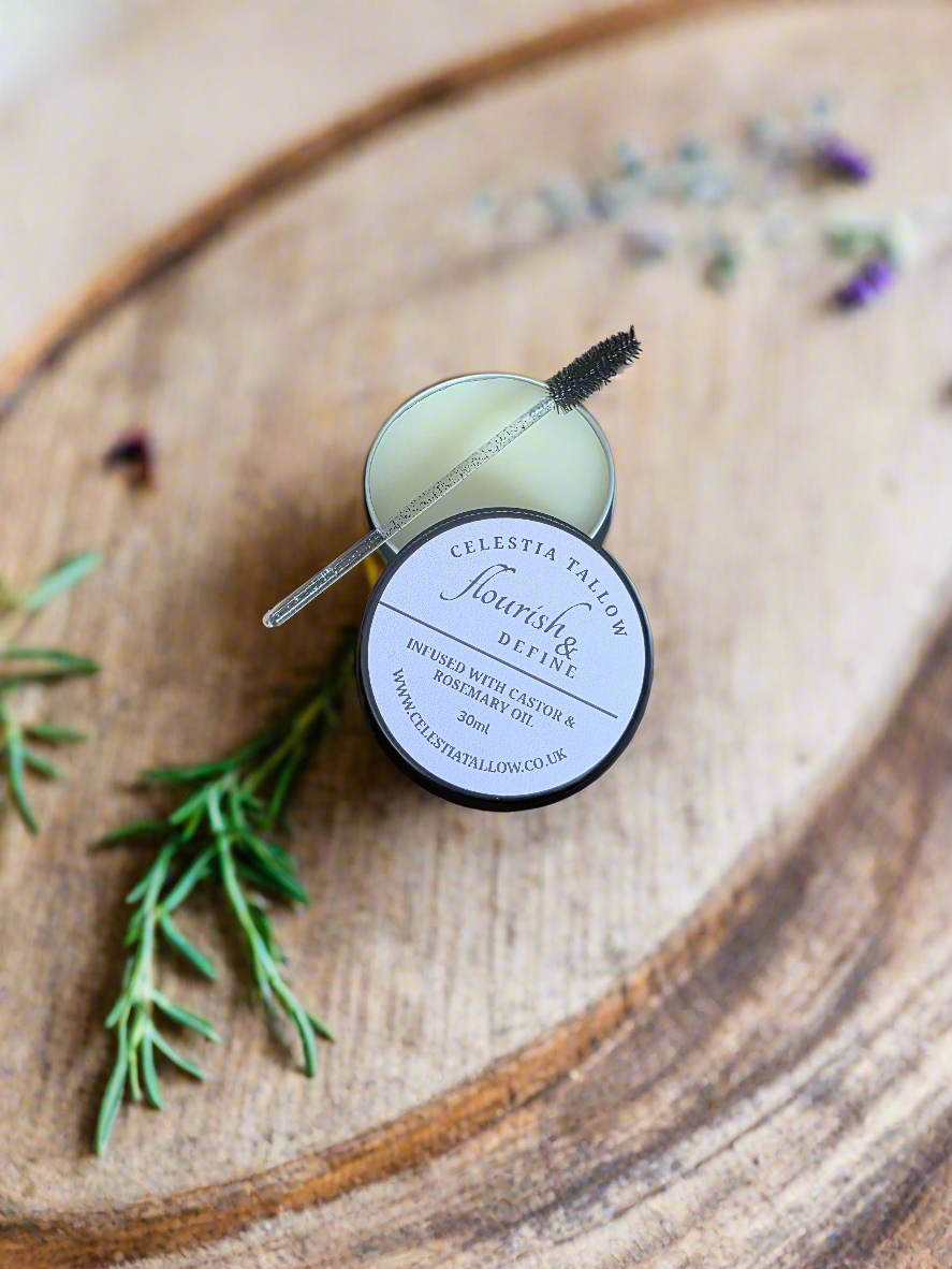 Flourish & Define - Castor & Rosemary Balm