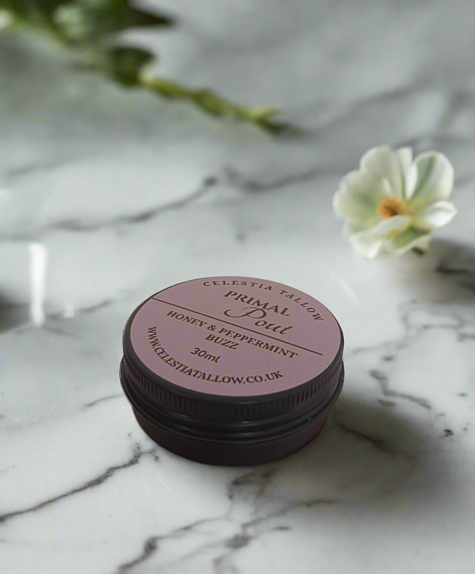 Primal Pout - Raw Honey & Tallow Lip Butter