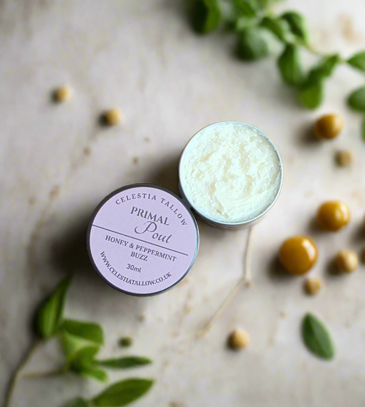 Primal Pout - Raw Honey & Tallow Lip Butter