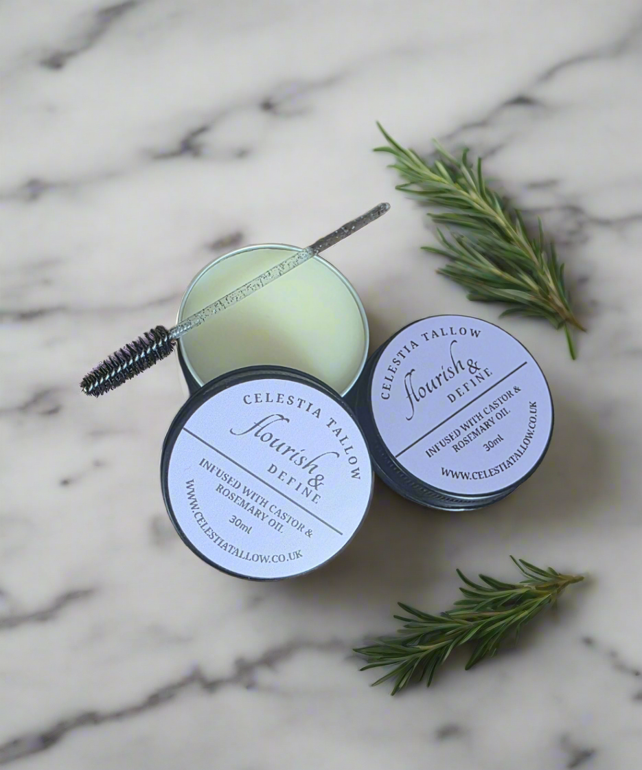 Flourish & Define - Castor & Rosemary Balm